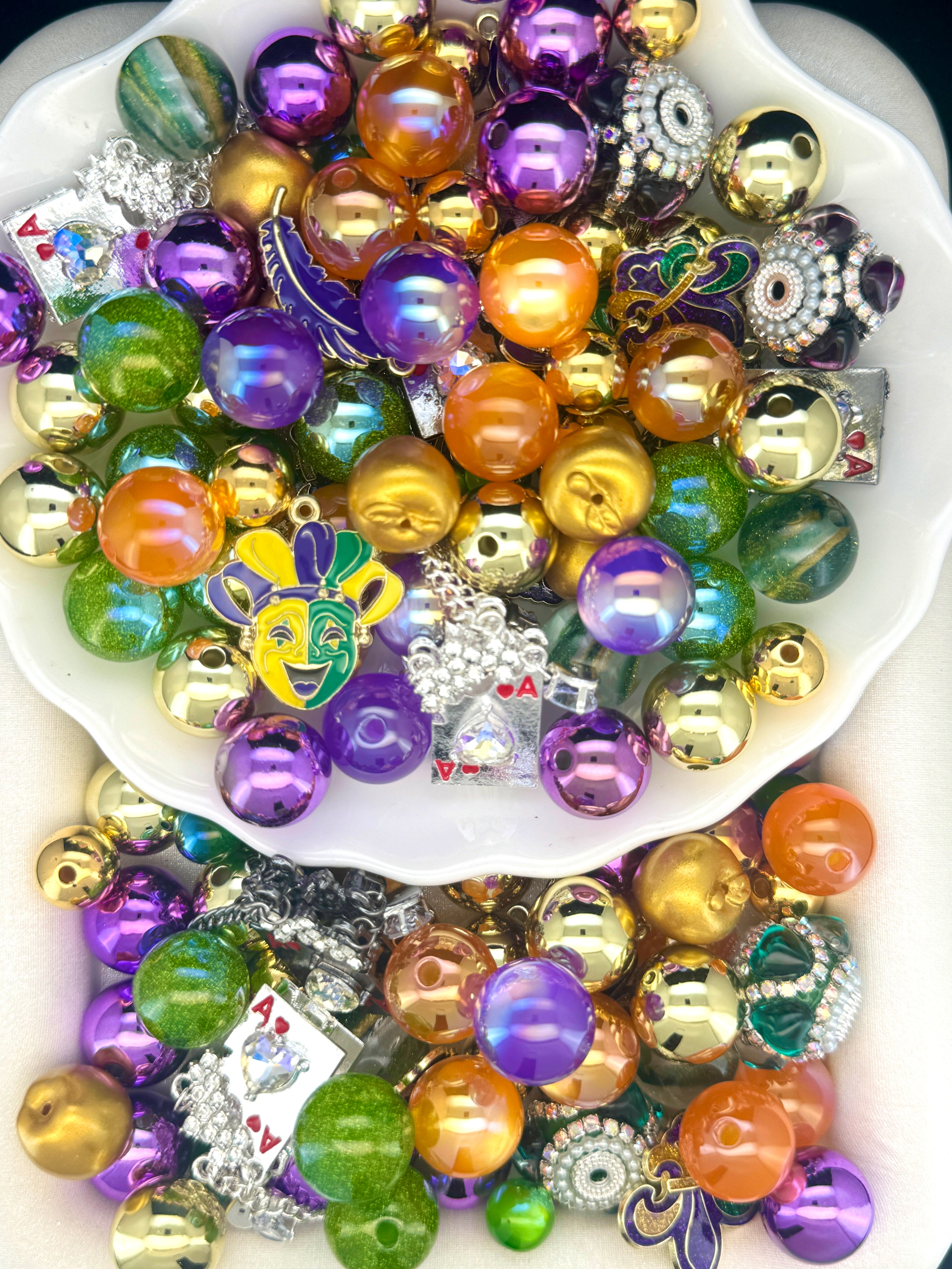 【Key Chain/Jewelry/Pen】Live Product-Mardi Gras