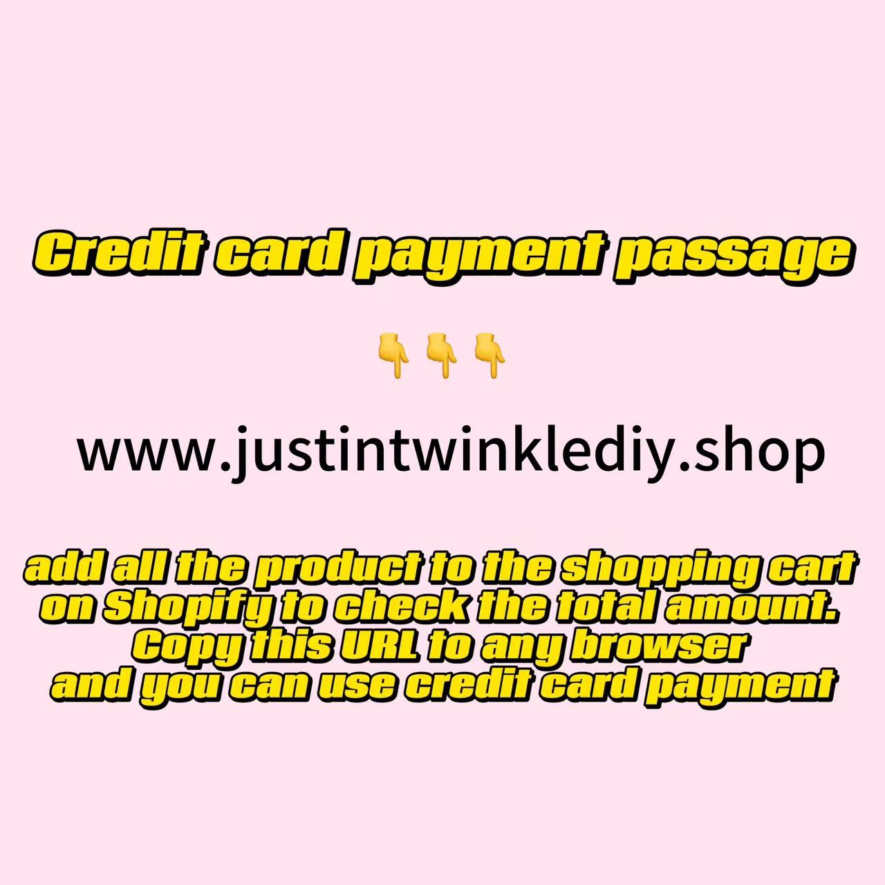 Credit Card payment passage