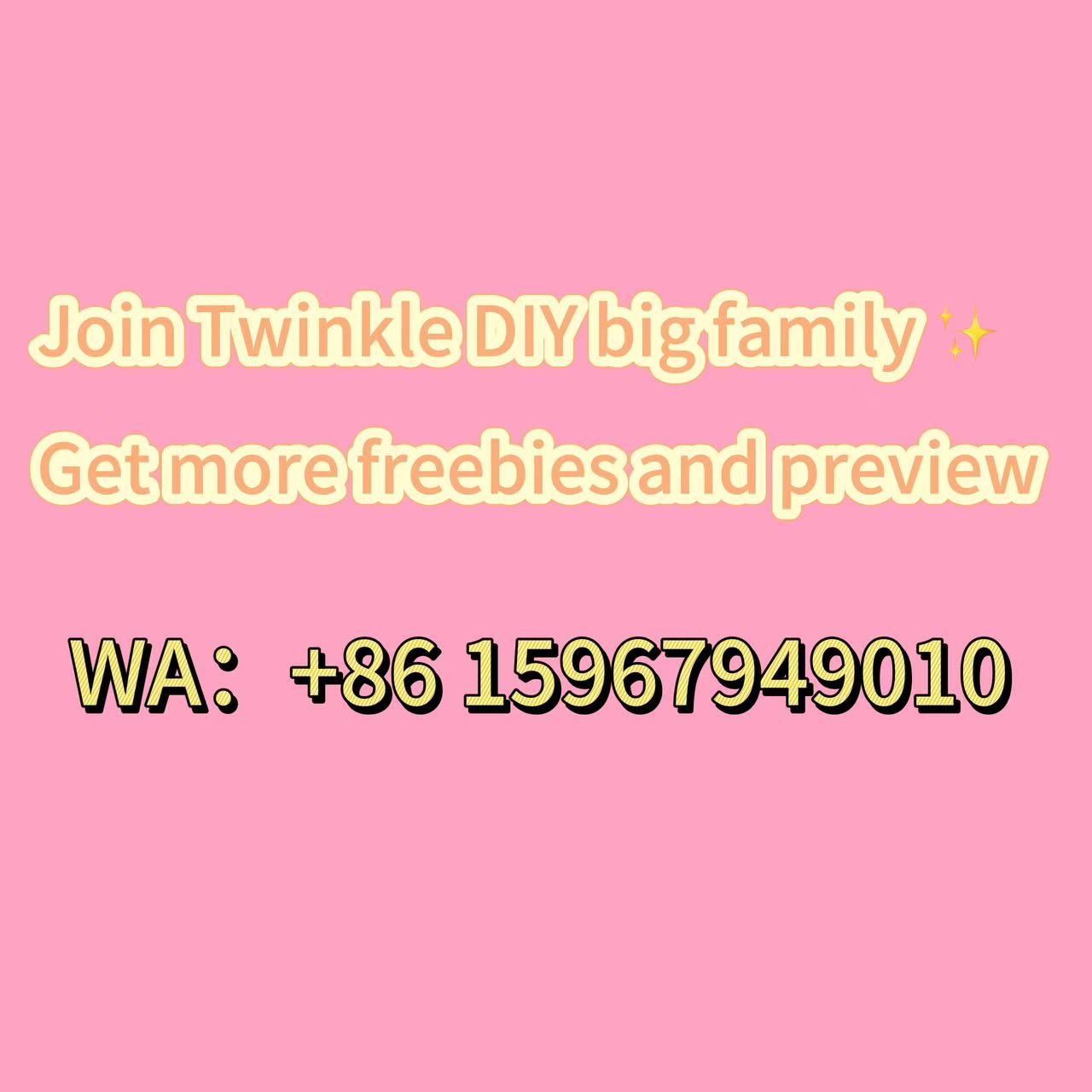 Add WA Join TwinkleDIY  Big Fammily