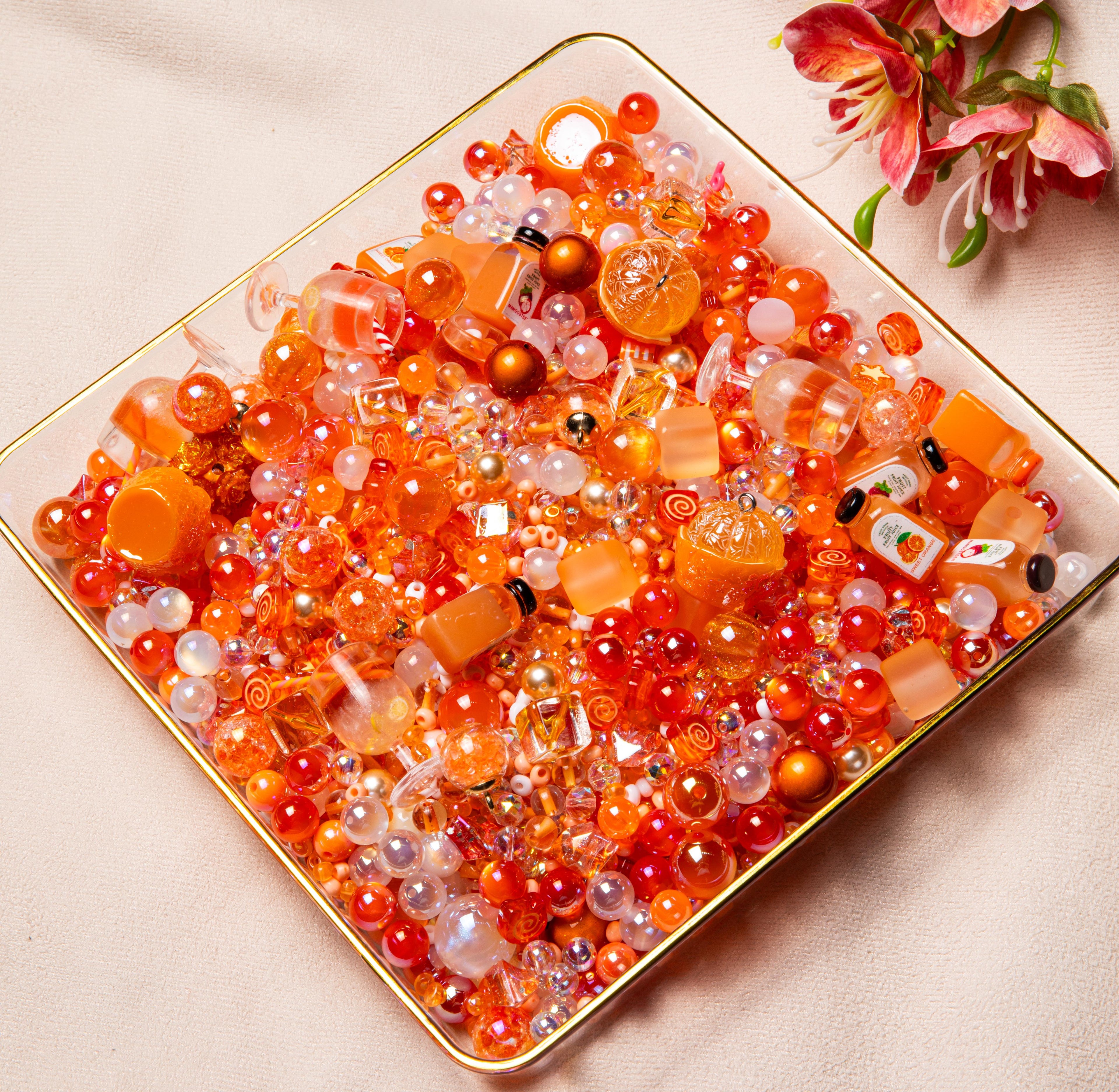 【Key Chain/Jewelry/Pen】Live Product-Orange Soda