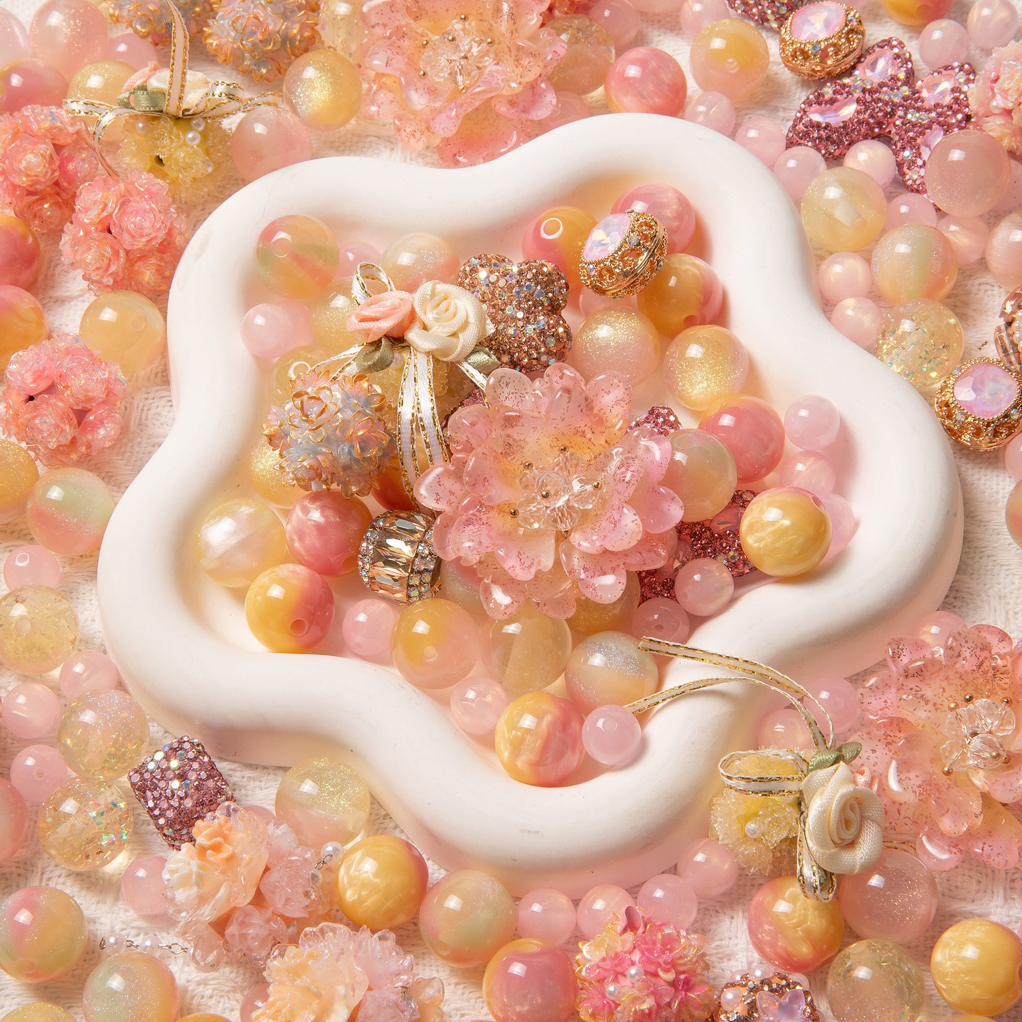 【NEW】【Key Chain/Jewelry/Pen】Live Product-Sunlit Petal