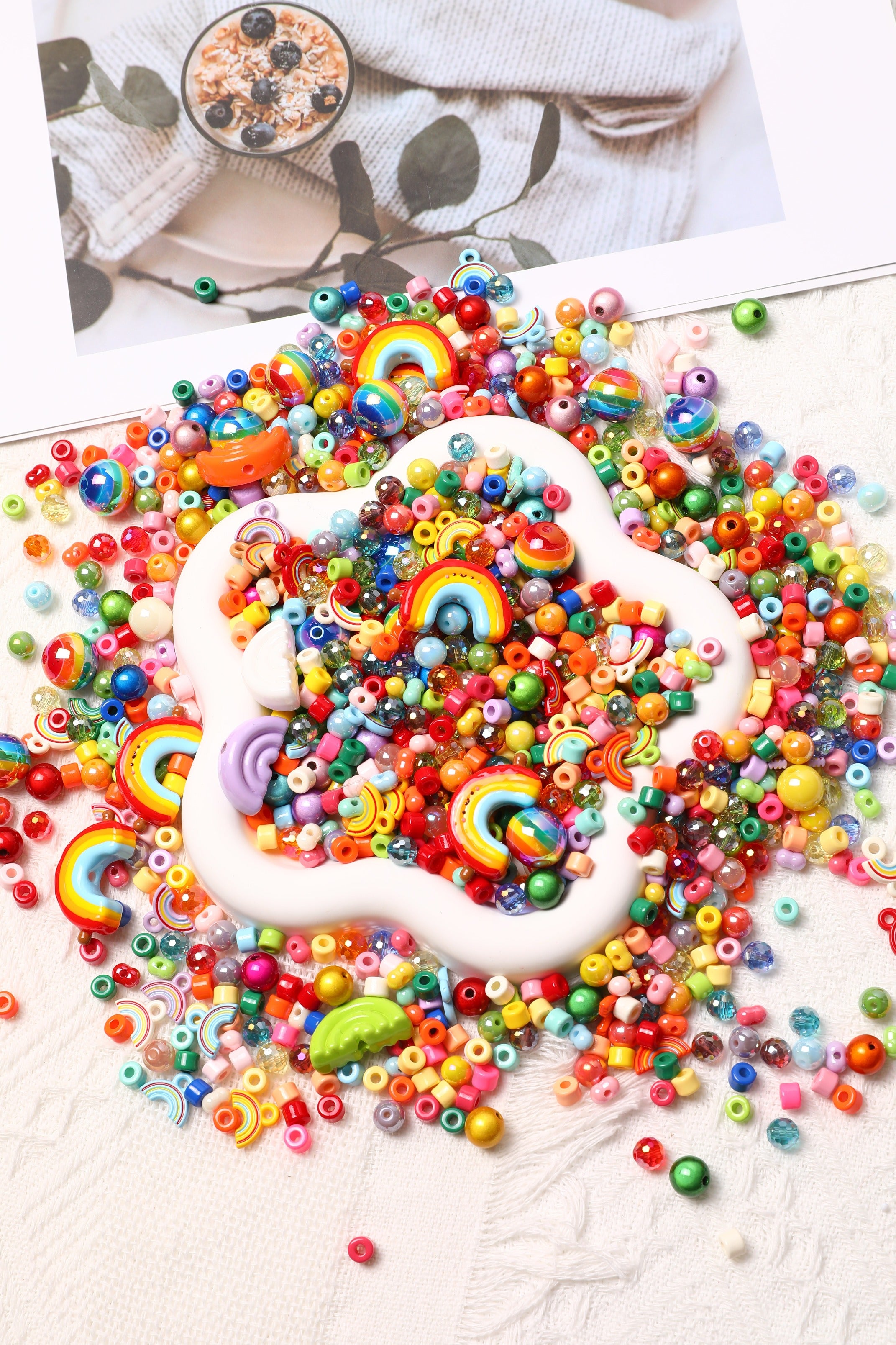 【NEW】【Key Chain/Jewelry/Pen】Live Product- Colorful rainbow