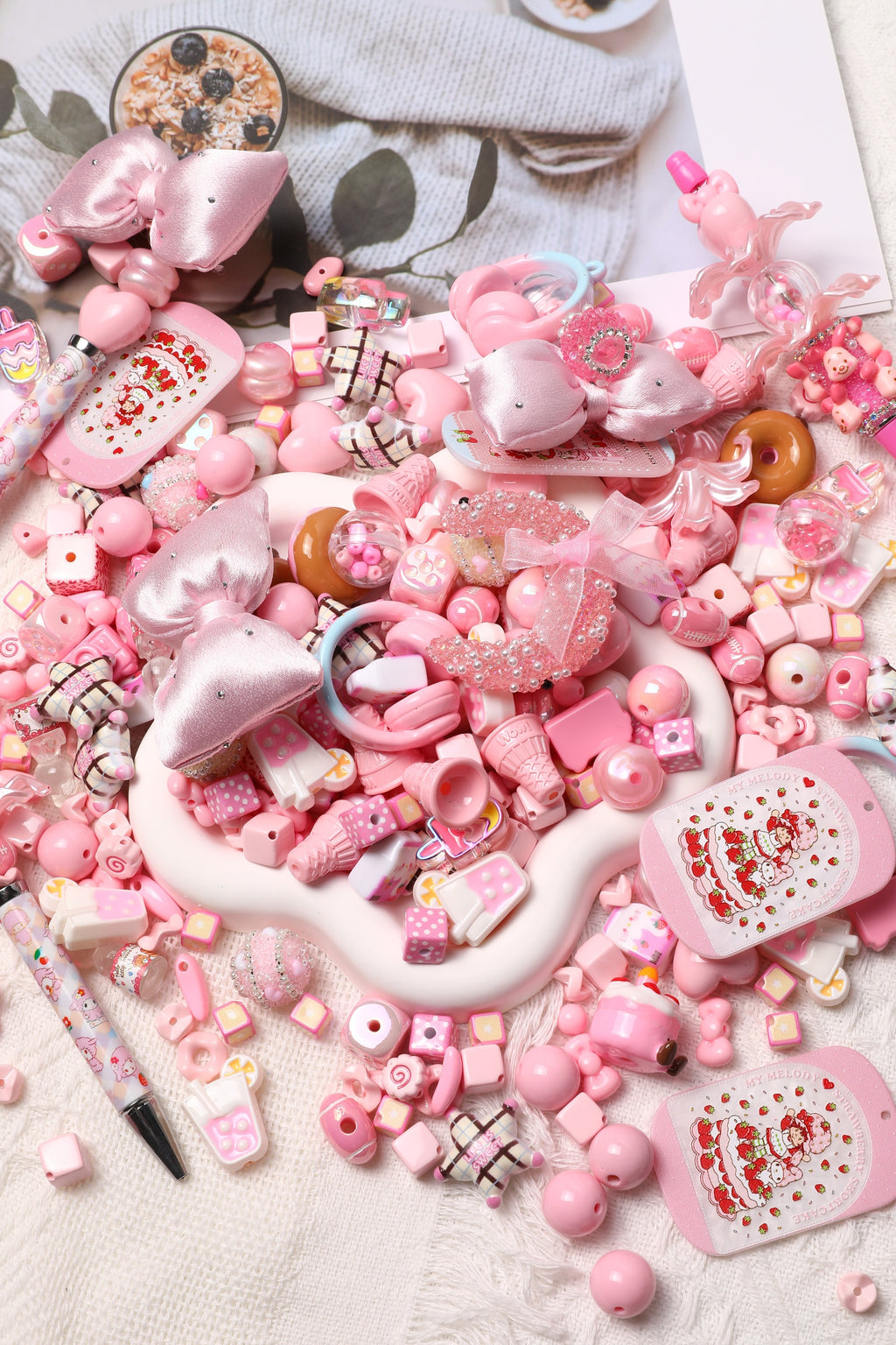 【NEW】【Key Chain/Jewelry/Pen】Live Product-The pink girl