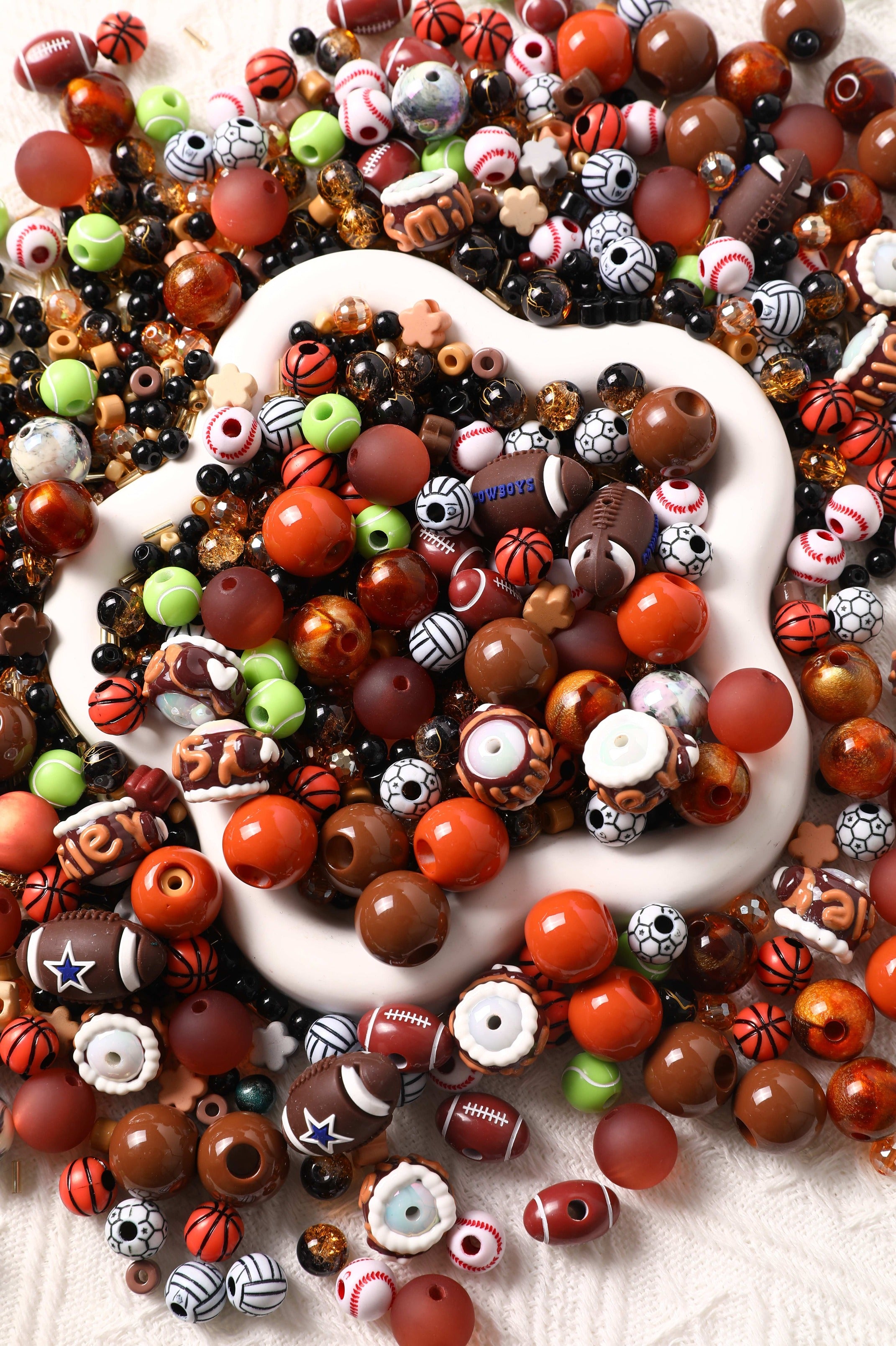 【BOGO】【NEW】【Key Chain/Jewelry/Pen】Live Product-Ball Games Gala