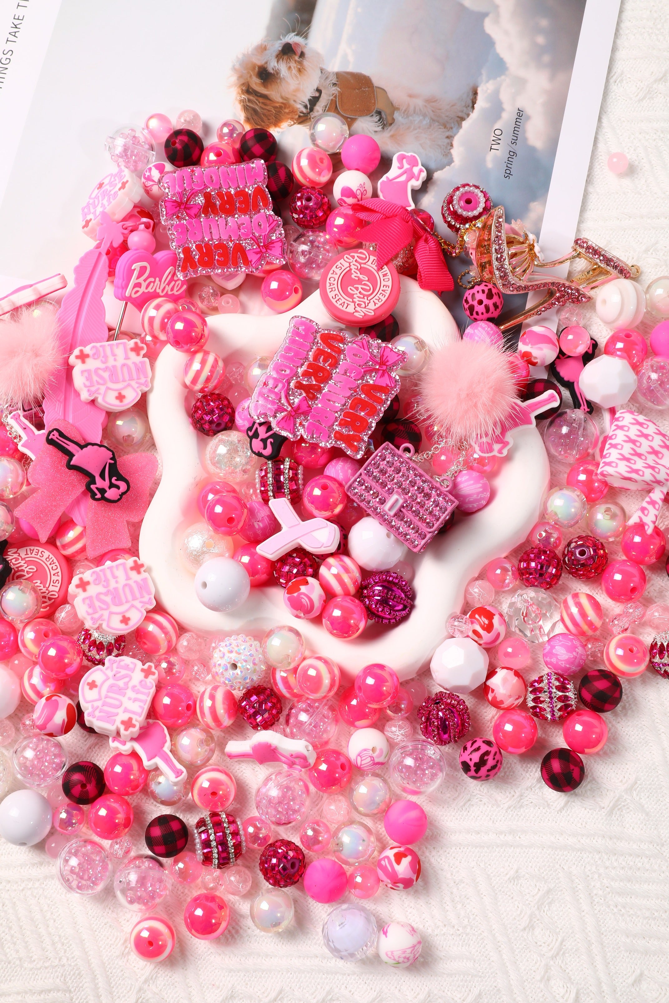 【NEW】【Pen/Key Chain】Live Product-Pink Barbie