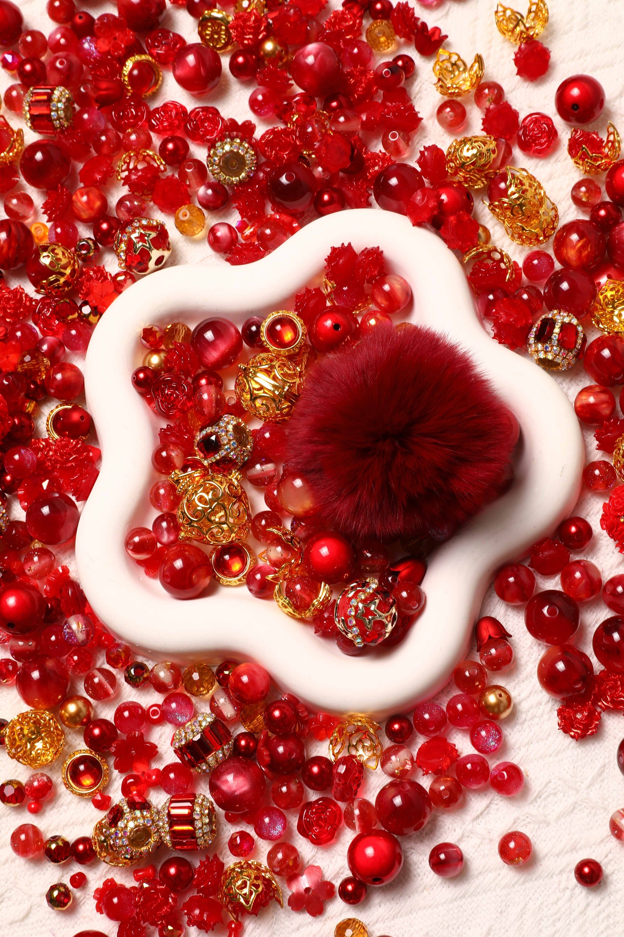 【NEW】【Key Chain/Jewelry/Pen】Live Product-Vintage Rose Garden