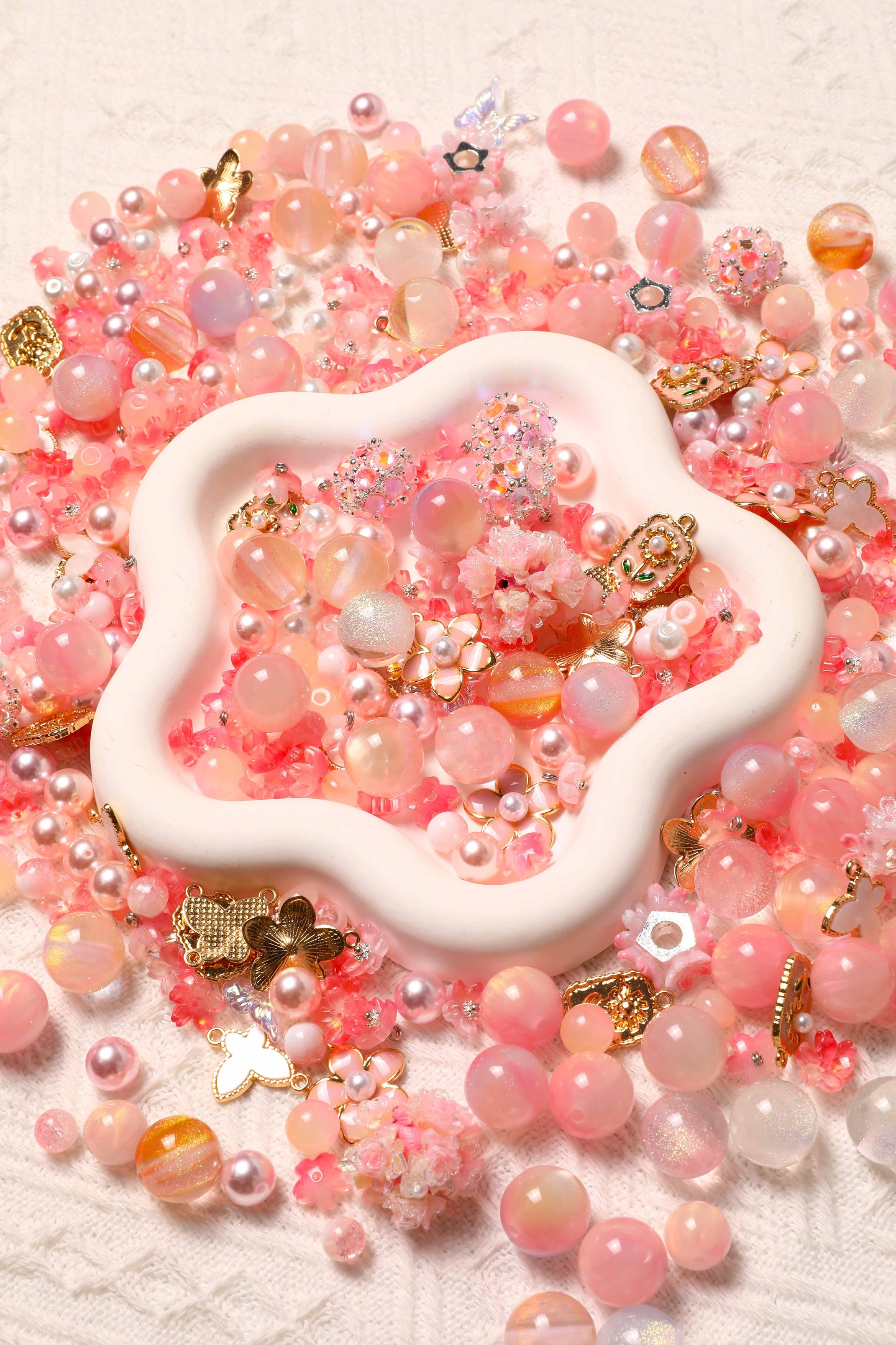 【NEW】【Key Chain/Jewelry/Pen】Live Product-Dreamy Pink Garden