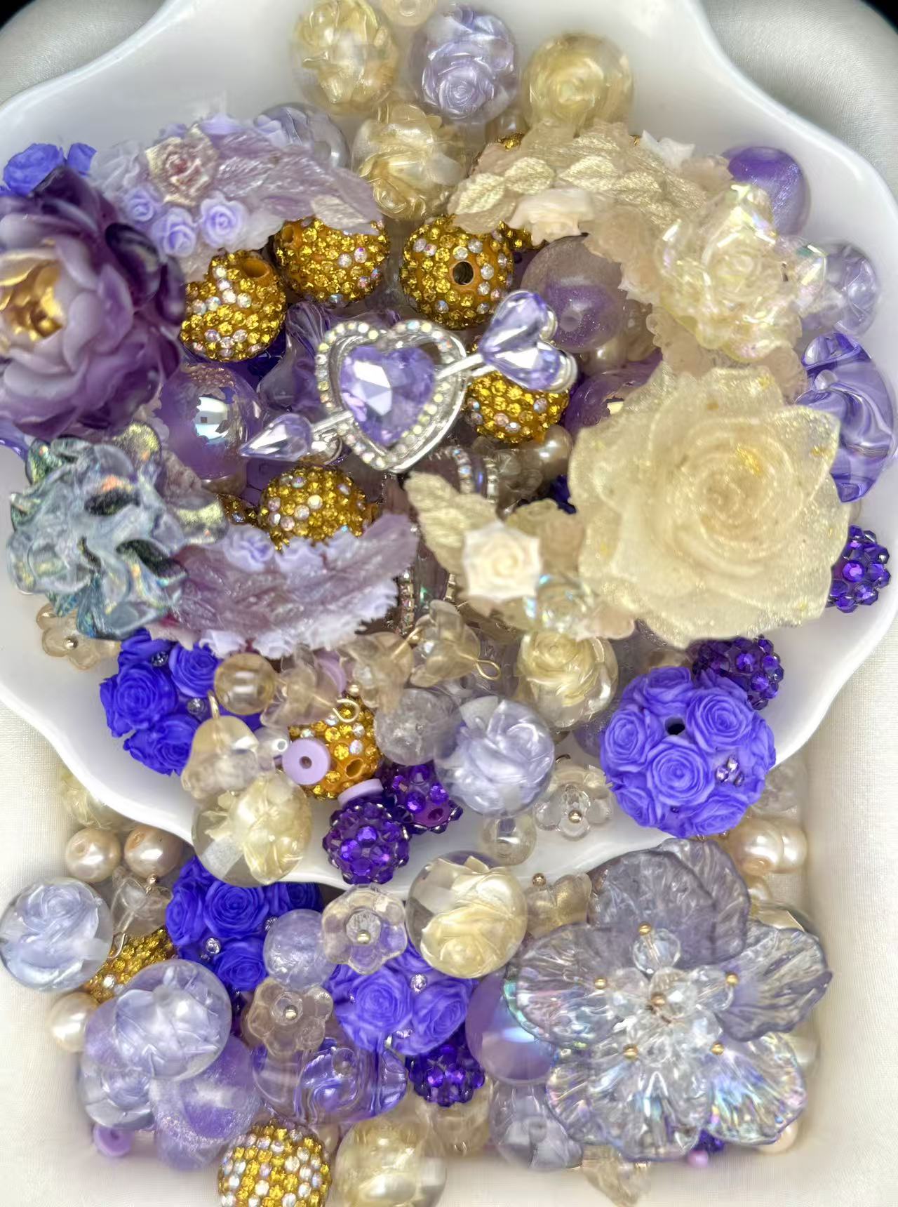 【NEW】【Key Chain/Jewelry/Pen】Live Product-Purple Gold Dream